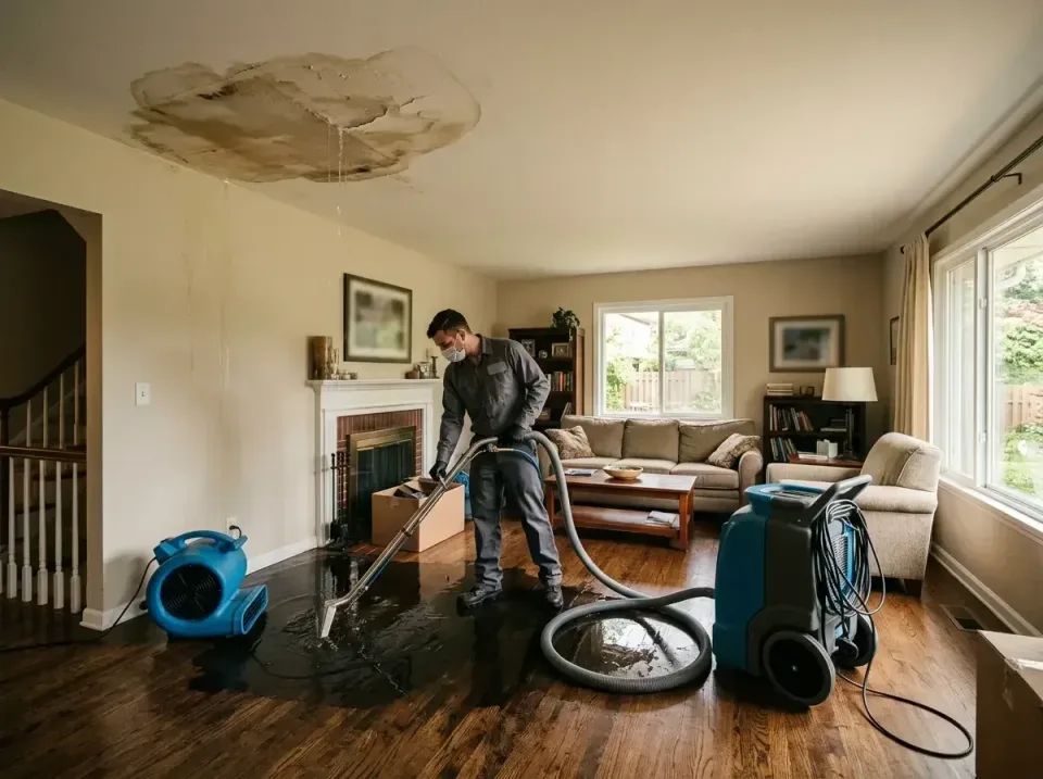 attic-pipe-burst-ceiling-drip-008 — frequently asked questions, Water Damage Restoration & Carpet Care in Hutchinson, KS